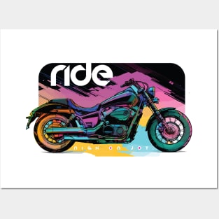 Ride shadow phantom cyber Posters and Art